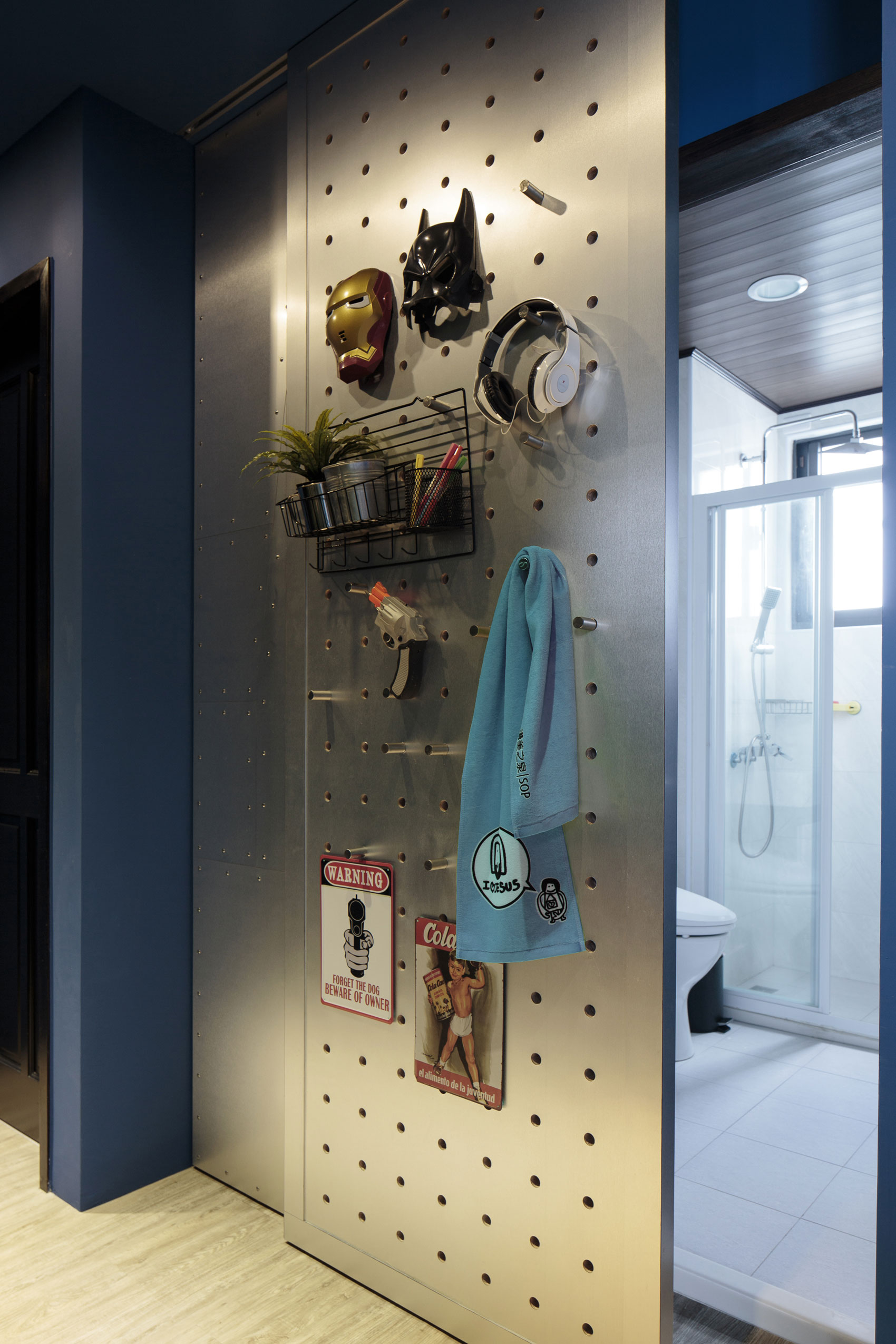 An Elegant Marvel Heroes Themed House with Comfortable and Industrial Style in Tainan City, Taiwan by House Design Studio (21)