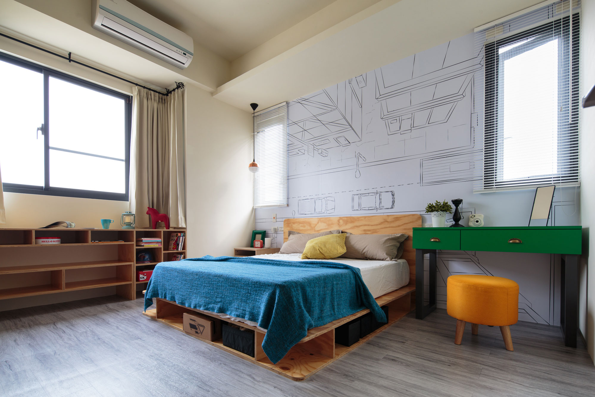 An Elegant Marvel Heroes Themed House with Comfortable and Industrial Style in Tainan City, Taiwan by House Design Studio (25)