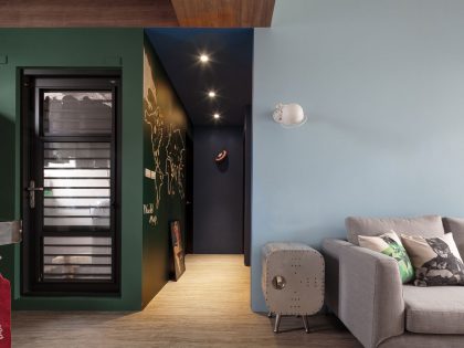 An Elegant Marvel Heroes Themed House with Comfortable and Industrial Style in Tainan City, Taiwan by House Design Studio (7)