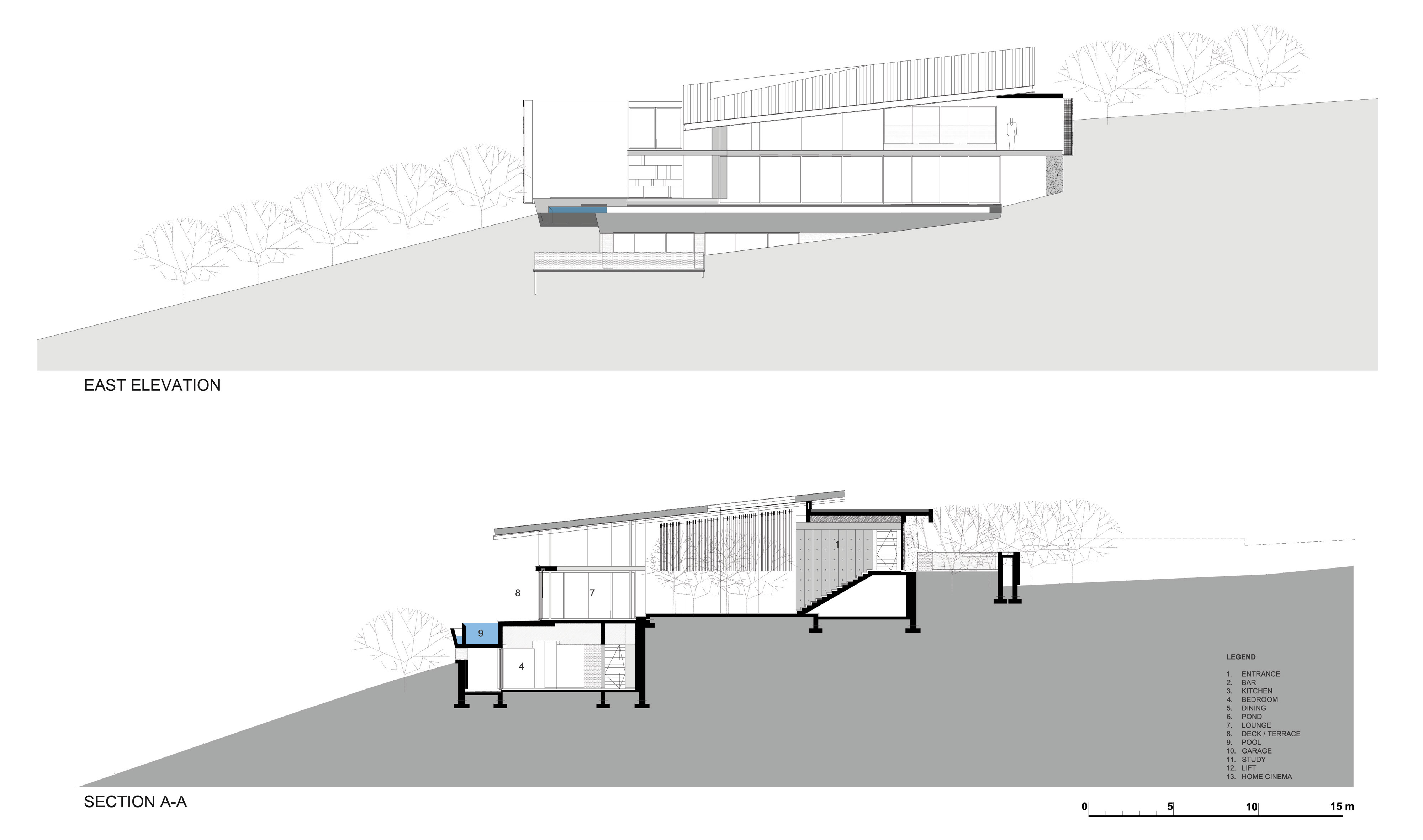 An Elegant Modern Cliff House with Breathtaking Sea Views in Knysna, South Africa by SAOTA and Antoni Associates (21)