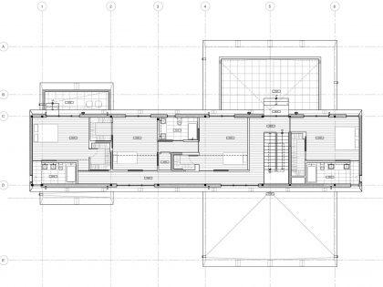 An Elegant Modern Family House Composed of Three Volumetric Elements in McLean by Höweler + Yoon Architecture (20)