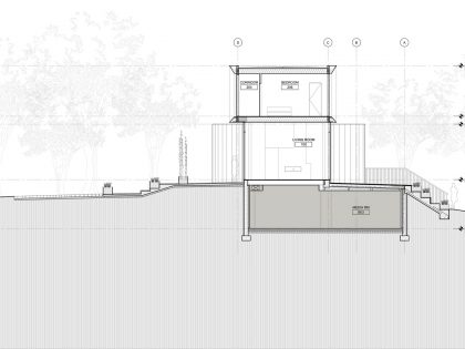 An Elegant Modern Family House Composed of Three Volumetric Elements in McLean by Höweler + Yoon Architecture (21)