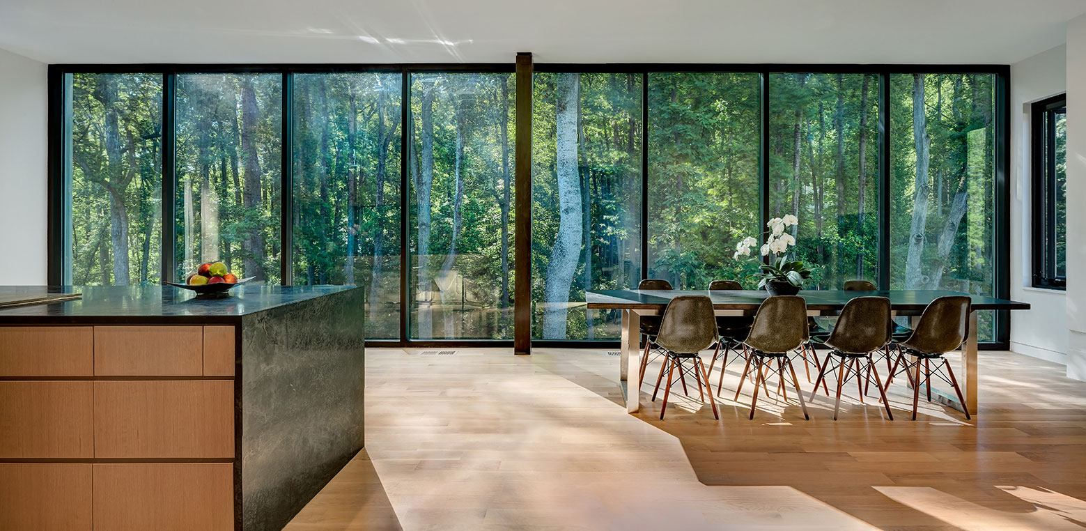 An Elegant Modern Family House Composed of Three Volumetric Elements in McLean by Höweler + Yoon Architecture (6)