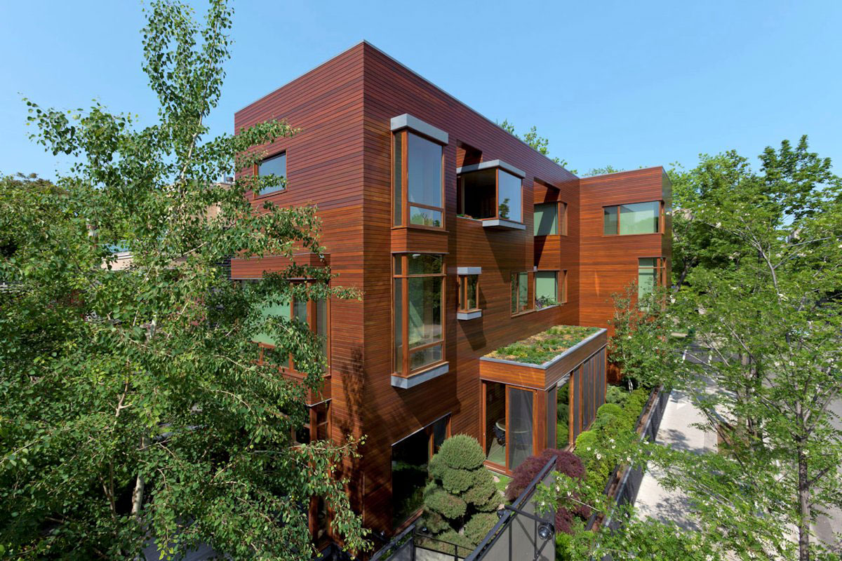 An Elegant Modern Home Integrated within a Scenic Landscape in Chicago by Dirk Denison Architects (1)