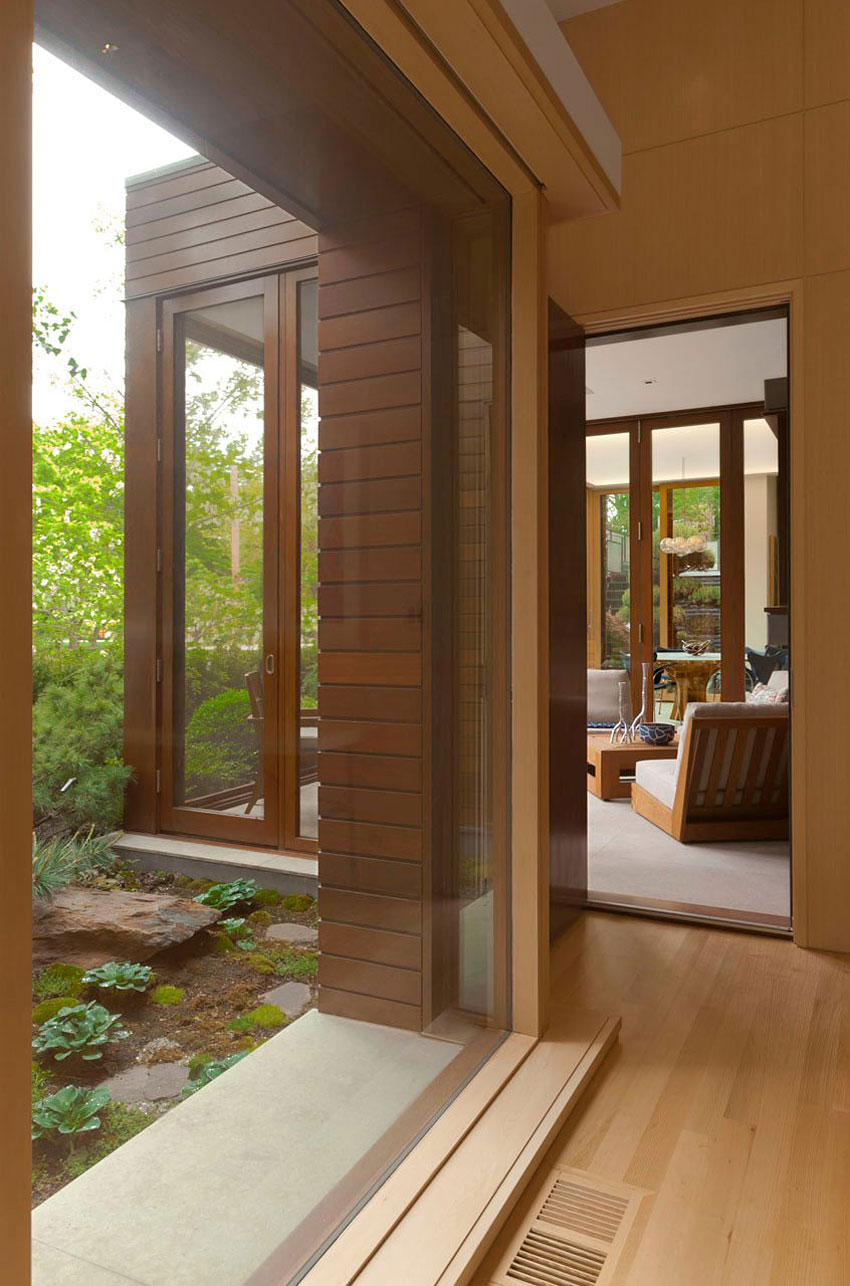 An Elegant Modern Home Integrated within a Scenic Landscape in Chicago by Dirk Denison Architects (13)