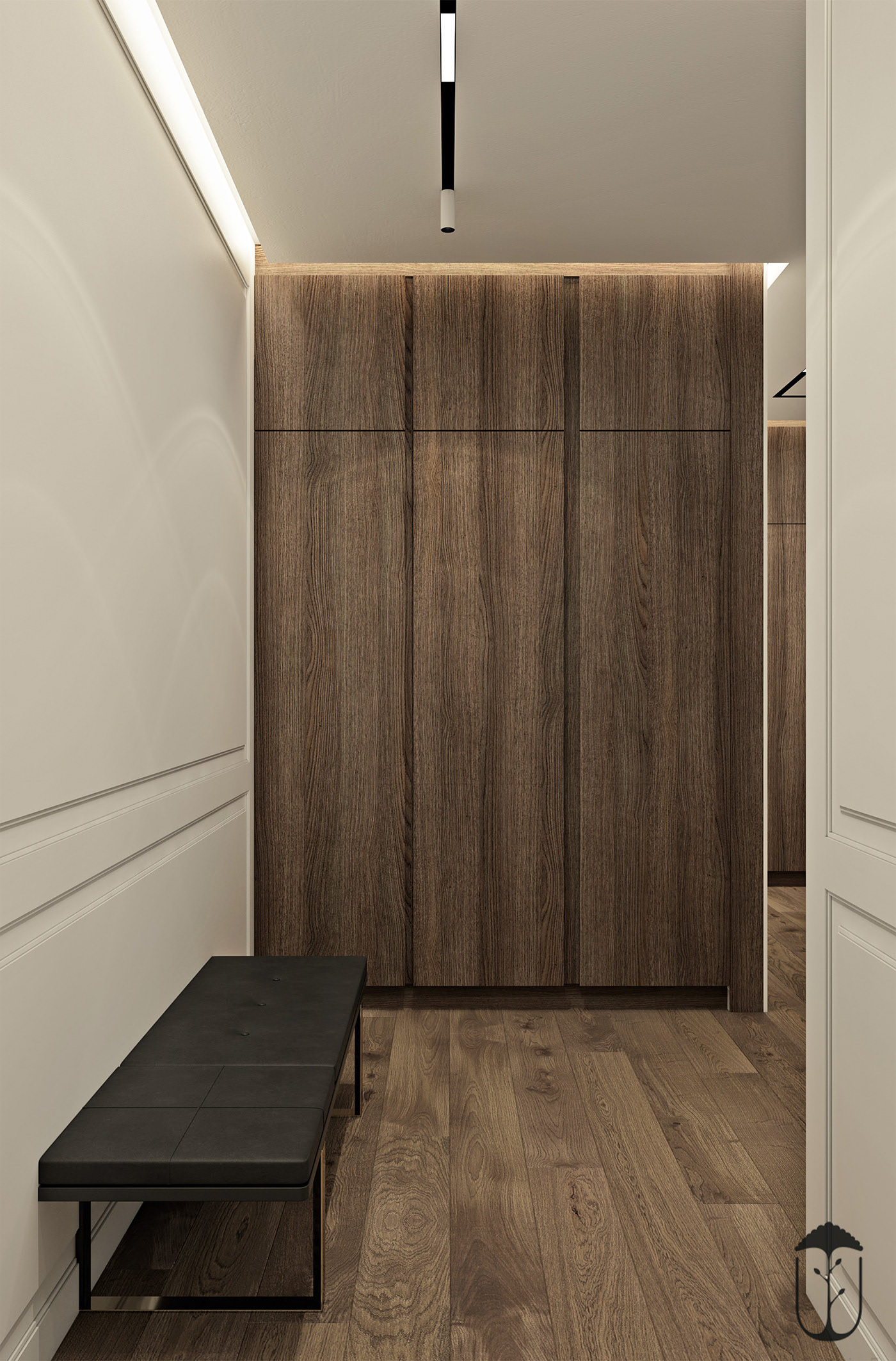 An Elegant Modern Home with White Decor and Purple Accents in Kiev, Ukraine by U-Style (10)