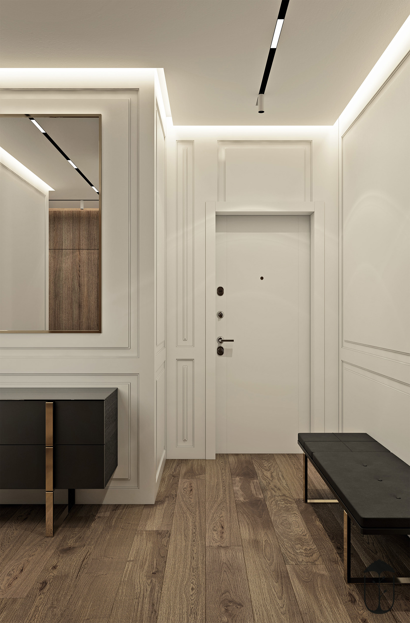 An Elegant Modern Home with White Decor and Purple Accents in Kiev, Ukraine by U-Style (11)