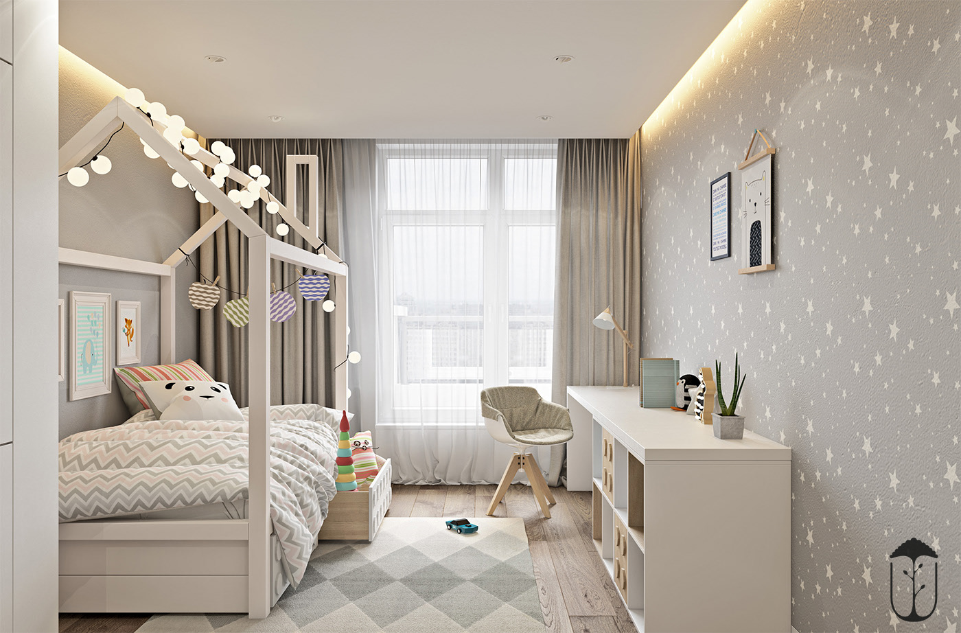 An Elegant Modern Home with White Decor and Purple Accents in Kiev, Ukraine by U-Style (19)