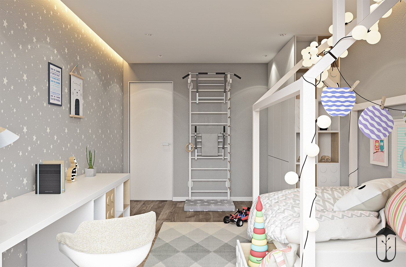 An Elegant Modern Home with White Decor and Purple Accents in Kiev, Ukraine by U-Style (21)