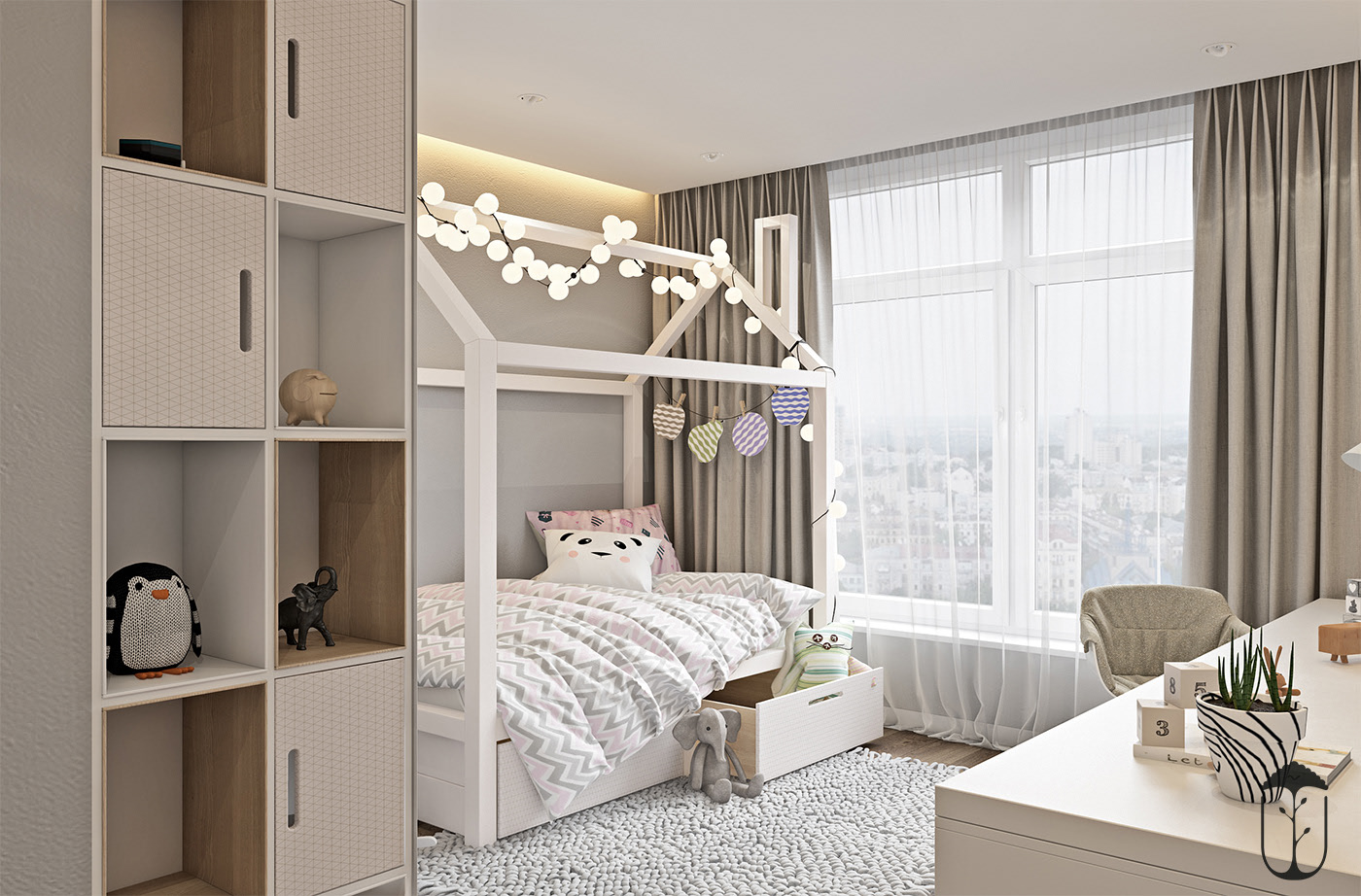 An Elegant Modern Home with White Decor and Purple Accents in Kiev, Ukraine by U-Style (29)