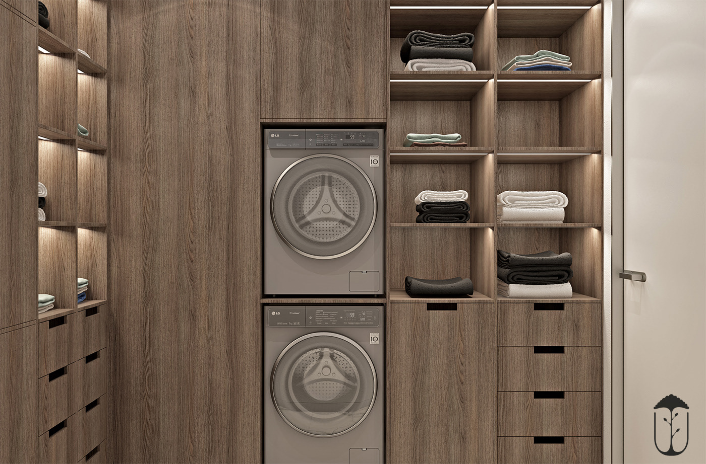 An Elegant Modern Home with White Decor and Purple Accents in Kiev, Ukraine by U-Style (31)