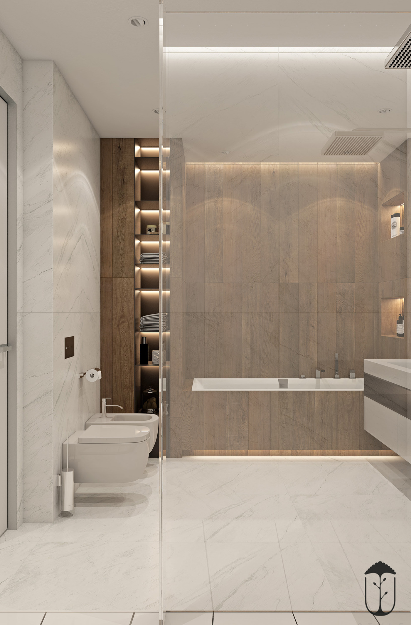 An Elegant Modern Home with White Decor and Purple Accents in Kiev, Ukraine by U-Style (36)