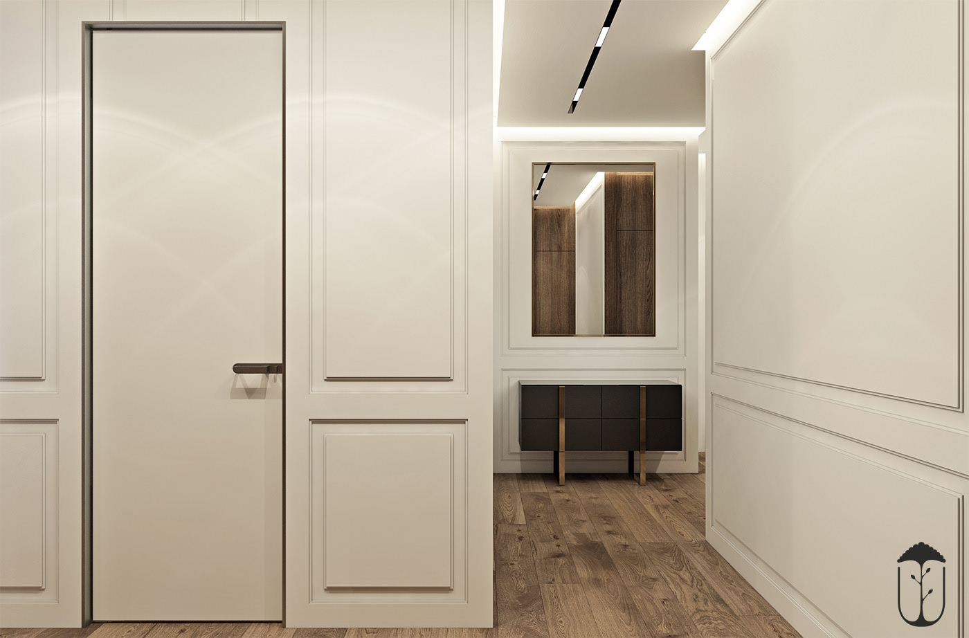 An Elegant Modern Home with White Decor and Purple Accents in Kiev, Ukraine by U-Style (9)