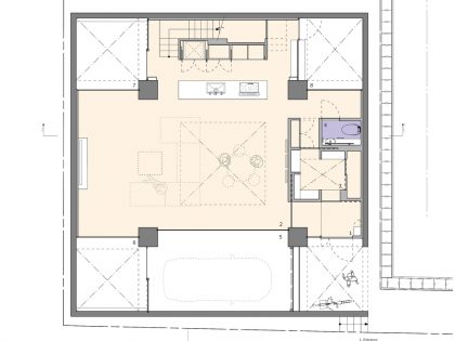 An Elegant Modern Minimalist House with Transparent Garage in Takamatsu by Fujiwaramuro Architects (29)