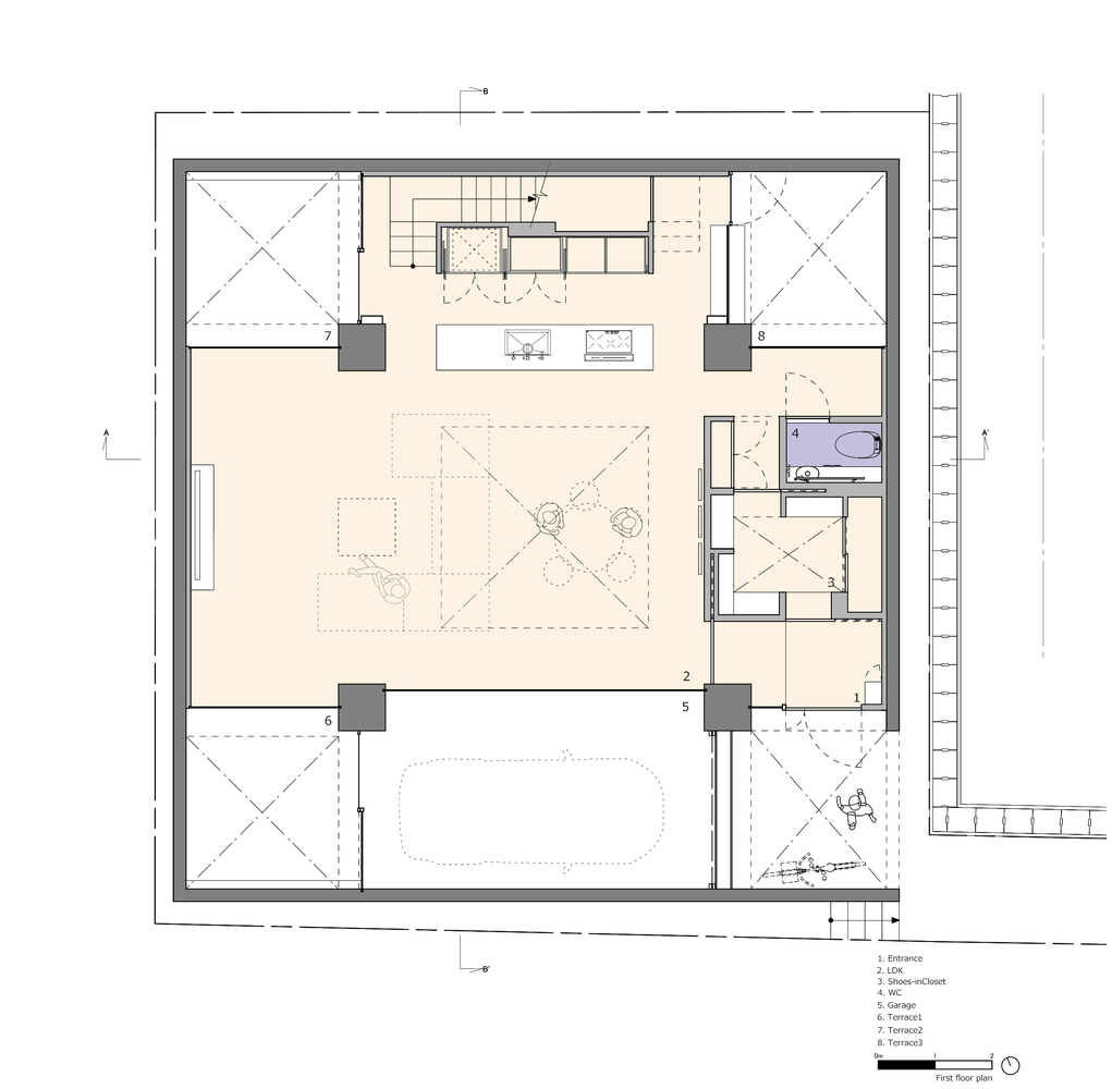 An Elegant Modern Minimalist House with Transparent Garage in Takamatsu by Fujiwaramuro Architects (29)