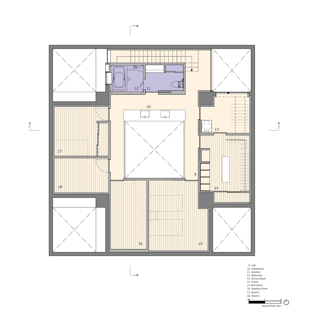 An Elegant Modern Minimalist House with Transparent Garage in Takamatsu by Fujiwaramuro Architects (30)
