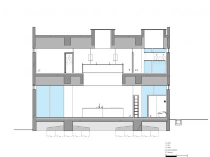 An Elegant Modern Minimalist House with Transparent Garage in Takamatsu by Fujiwaramuro Architects (32)