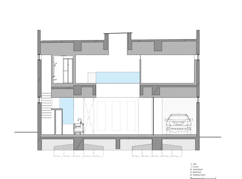 An Elegant Modern Minimalist House with Transparent Garage in Takamatsu by Fujiwaramuro Architects (33)