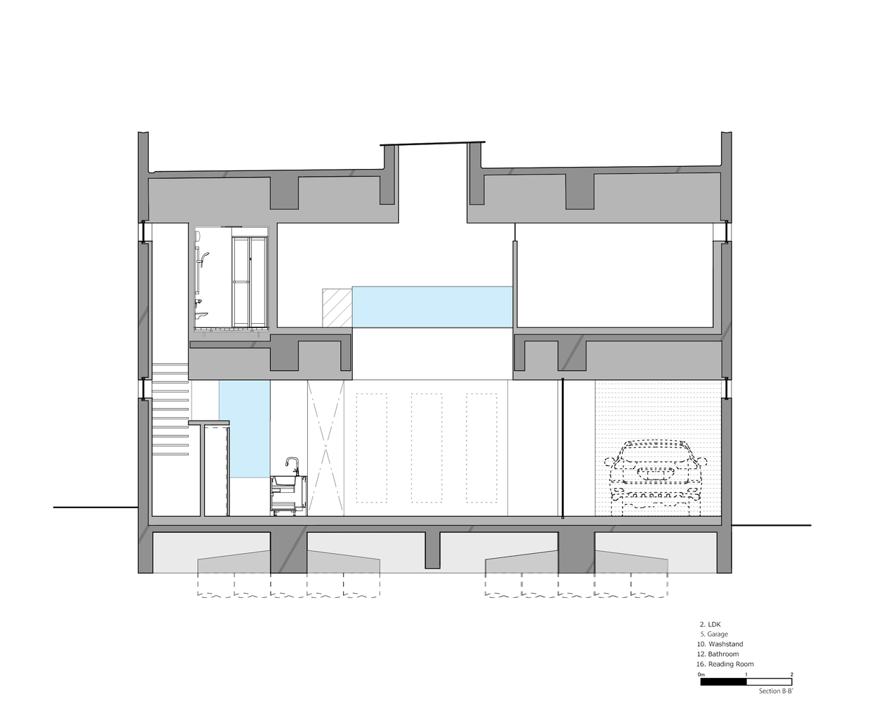An Elegant Modern Minimalist House with Transparent Garage in Takamatsu by Fujiwaramuro Architects (33)