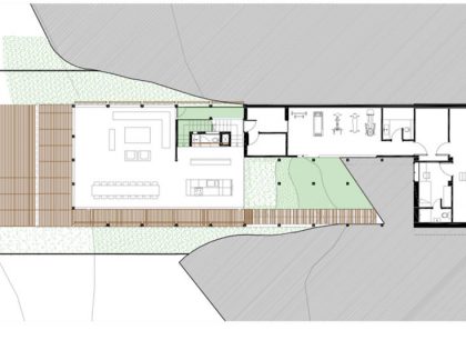 An Elegant Modern Seaside Home Perched on the Edge of a Cliff with Rooftop Deck in Amchit, Lebanon by BLANKPAGE Architects (20)