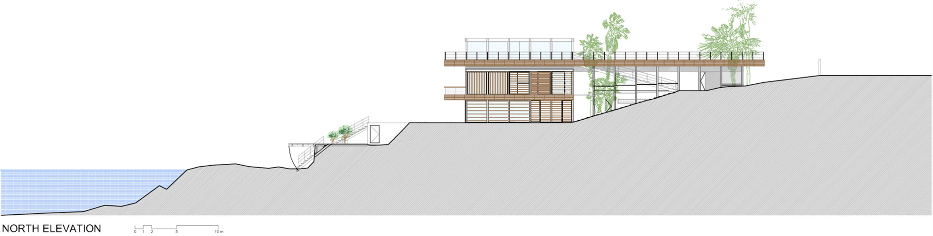 An Elegant Modern Seaside Home Perched on the Edge of a Cliff with Rooftop Deck in Amchit, Lebanon by BLANKPAGE Architects (23)