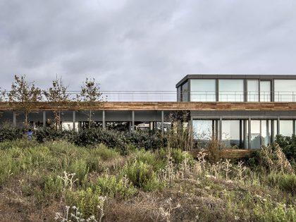 An Elegant Modern Seaside Home Perched on the Edge of a Cliff with Rooftop Deck in Amchit, Lebanon by BLANKPAGE Architects (3)