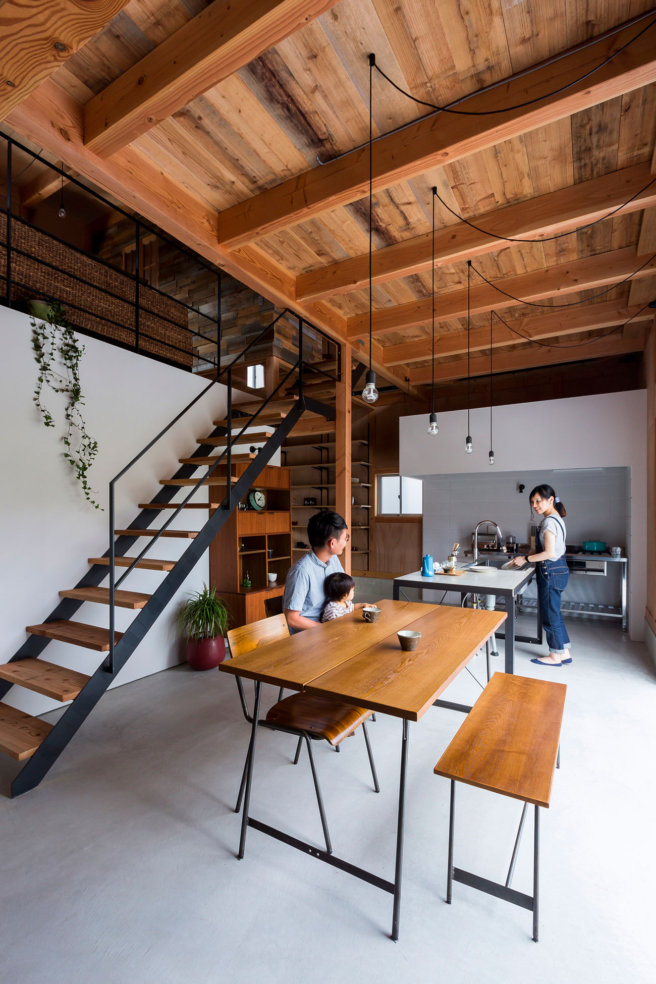 An Elegant Split-Level Home with Lots of Beautiful, Natural Wood in Shiga Prefecture by ALTS DESIGN OFFICE (12)