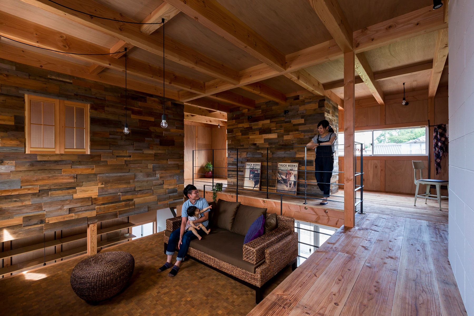 An Elegant Split-Level Home with Lots of Beautiful, Natural Wood in Shiga Prefecture by ALTS DESIGN OFFICE (5)