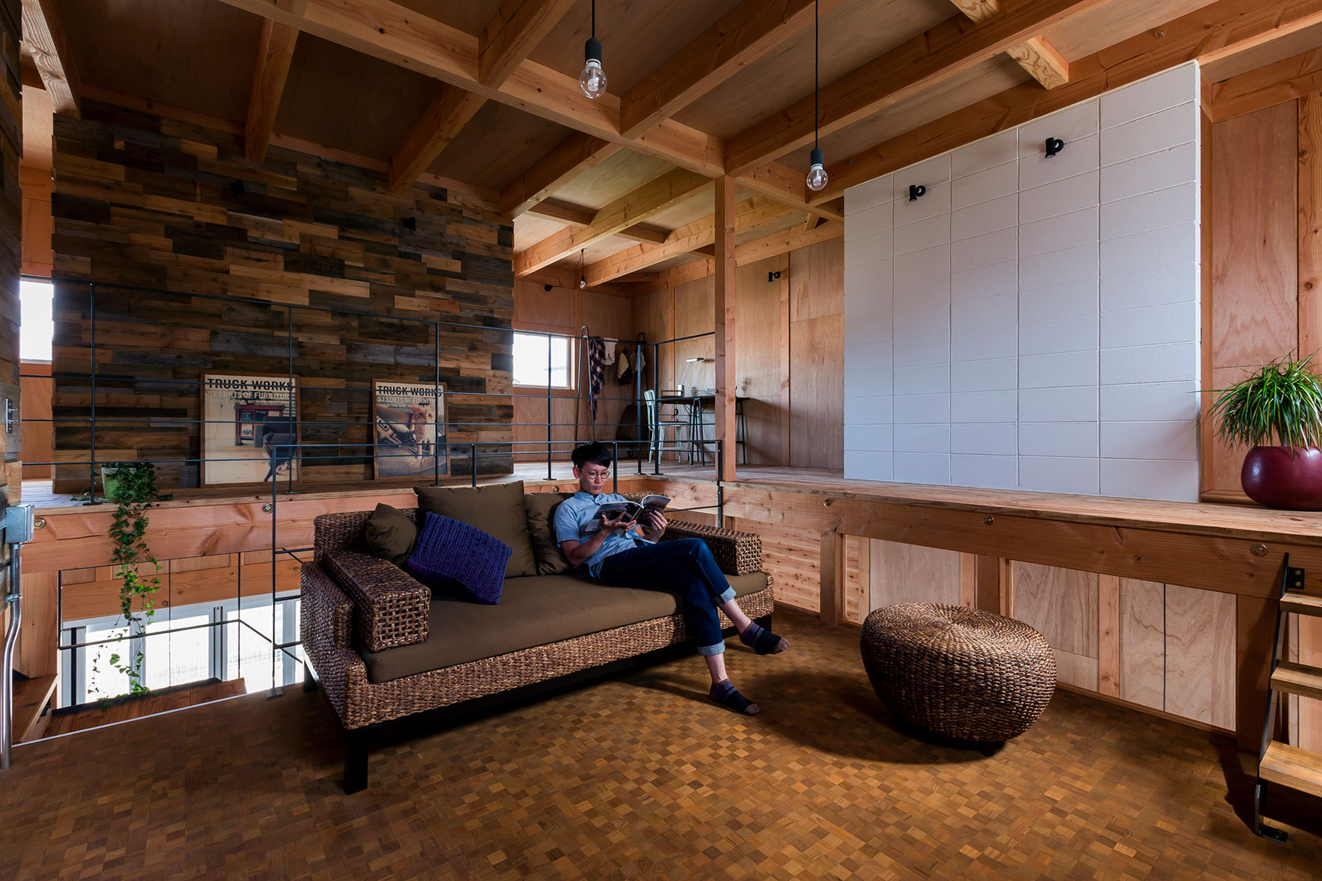 An Elegant Split-Level Home with Lots of Beautiful, Natural Wood in Shiga Prefecture by ALTS DESIGN OFFICE (6)