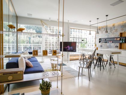 An Elegant and Beautiful Modern Apartment Full of Character in Tel Aviv