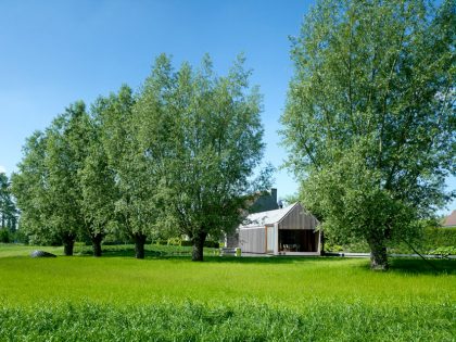 An Elegant and Idyllic Contemporary Home with Striking Views in Flanders by Wim Goes Architectuur (1)