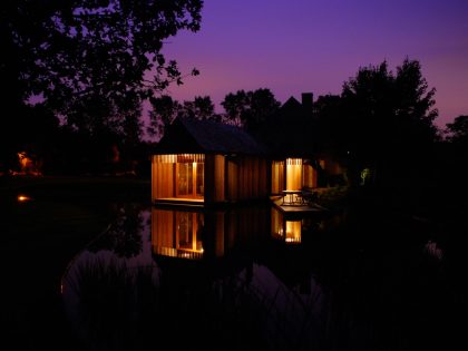 An Elegant and Idyllic Contemporary Home with Striking Views in Flanders by Wim Goes Architectuur (12)