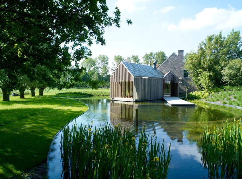 An Elegant and Idyllic Contemporary Home with Striking Views in Flanders by Wim Goes Architectuur (2)