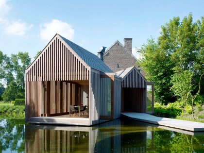 An Elegant and Idyllic Contemporary Home with Striking Views in Flanders by Wim Goes Architectuur (3)