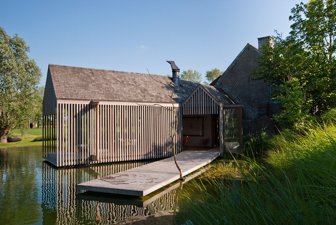 An Elegant and Idyllic Contemporary Home with Striking Views in Flanders by Wim Goes Architectuur (4)