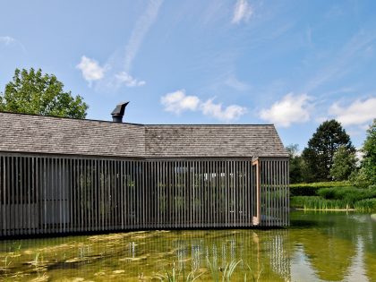 An Elegant and Idyllic Contemporary Home with Striking Views in Flanders by Wim Goes Architectuur (7)