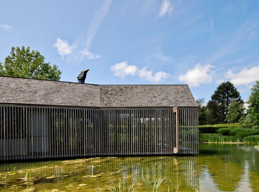 An Elegant and Idyllic Contemporary Home with Striking Views in Flanders by Wim Goes Architectuur (7)