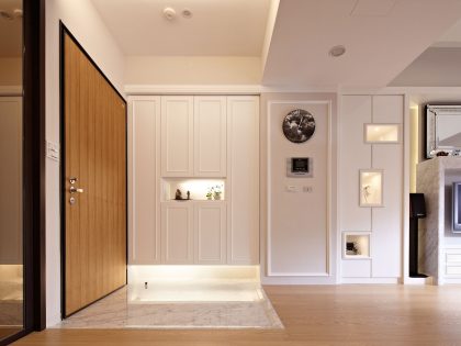 An Elegant and Industrial Modern Apartment with Lots of White in Taipei City by Studio Alfonso Ideas (3)