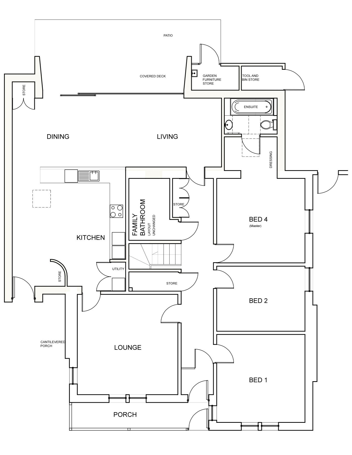 An Elegant and Luminous Home with Minimalist Approach in Edinburgh by Capital A Architecture (14)
