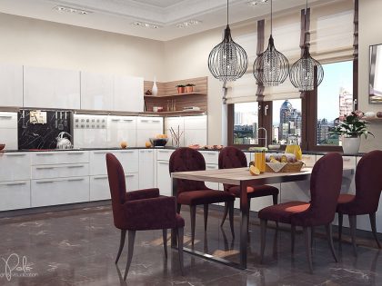 An Elegant and Luxurious Modern Apartment with Bright Details in Kiev, Ukraine by Irena Poliakova (3)