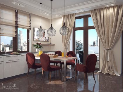 An Elegant and Luxurious Modern Apartment with Bright Details in Kiev, Ukraine by Irena Poliakova (4)