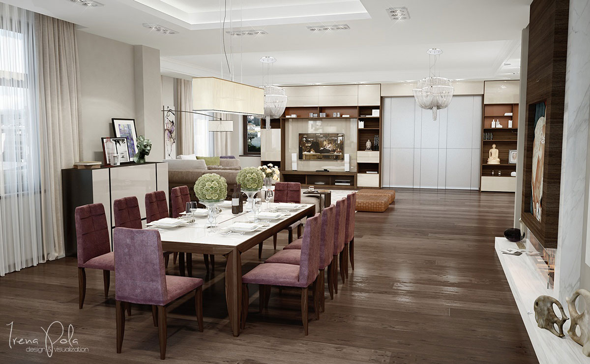 An Elegant and Luxurious Modern Apartment with Bright Details in Kiev, Ukraine by Irena Poliakova (6)