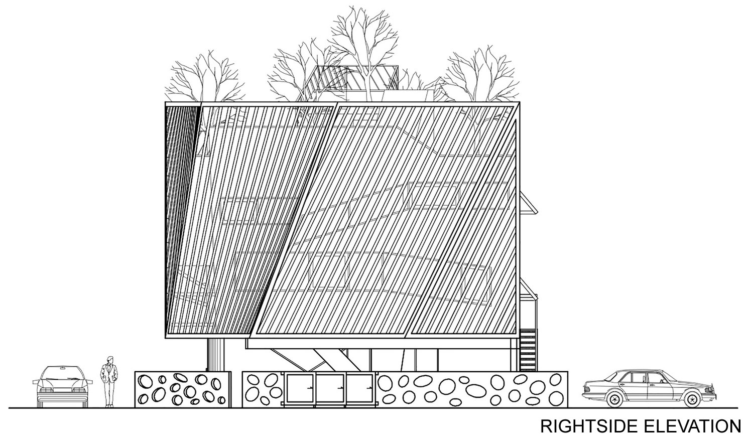 An Elegant and Sculptural Home with Sustainable and Eco-Friendly Layout in Gyeonggi-do, South Korea by IROJE KHM Architects (29)
