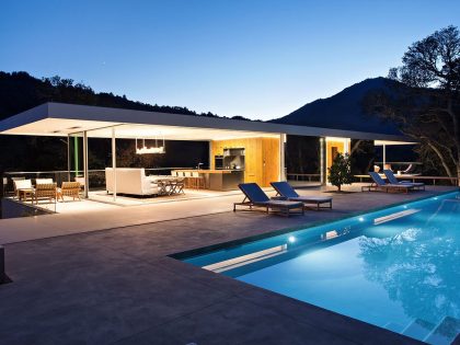 An Elegant and Unique Modern Home Nestled into the Hillside in Larkspur by Jensen Architects (16)