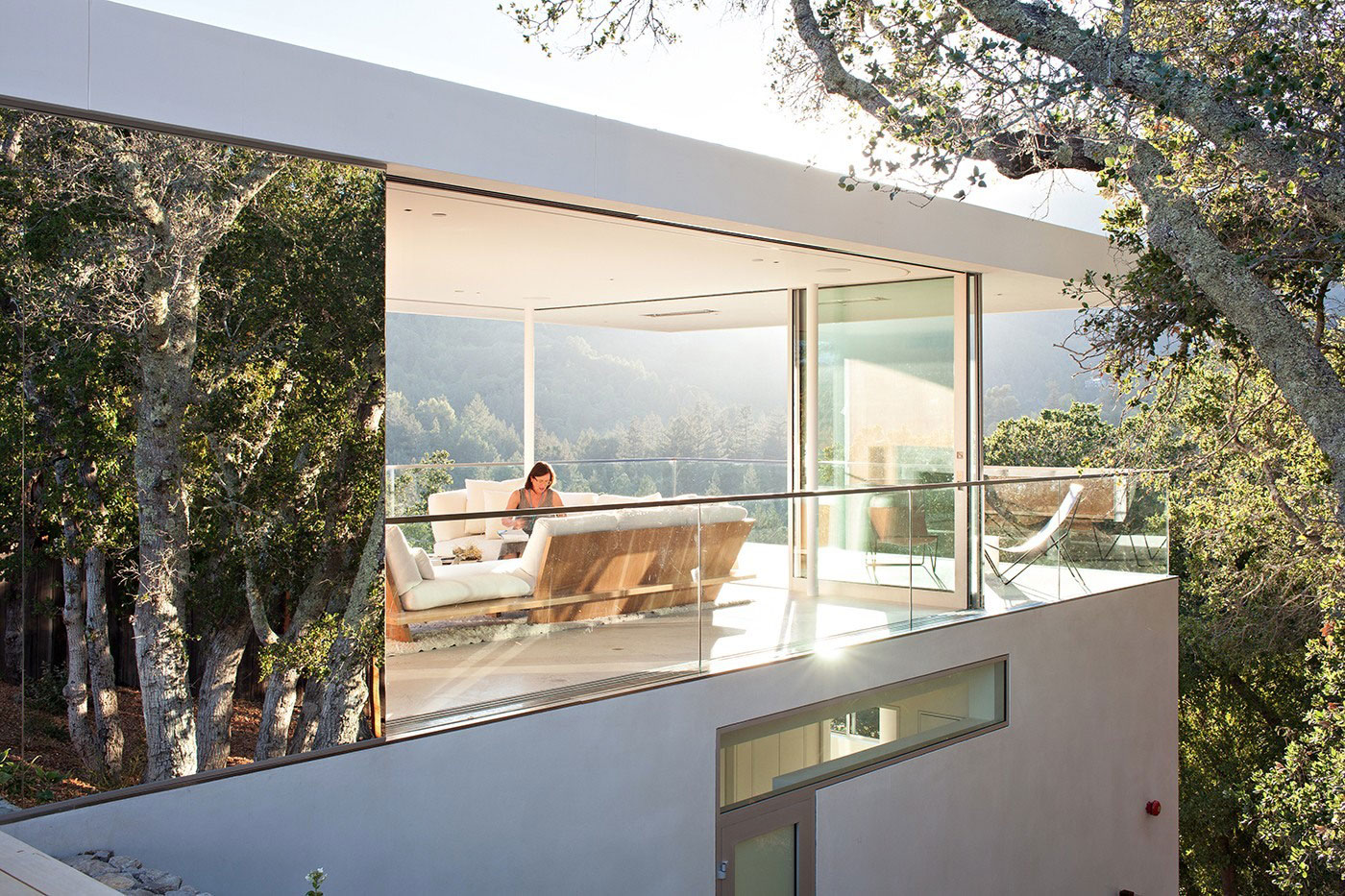An Elegant and Unique Modern Home Nestled into the Hillside in Larkspur by Jensen Architects (3)