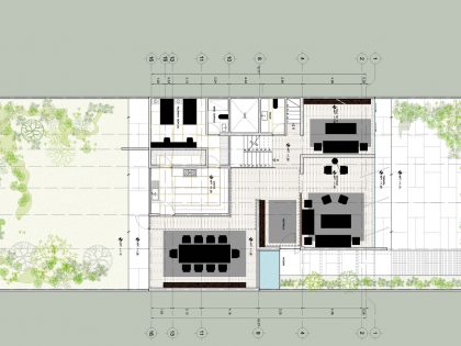 An Exquisite Modern Home Based on Concrete, Glass and Steel in Mexico City by José Juan Rivera Río (15)