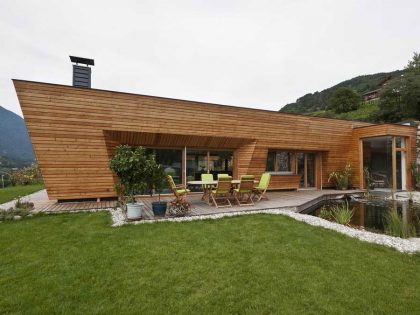 An Old Farmhouse Becomes an Elegant Modern Family Home in Vahrn, Italy