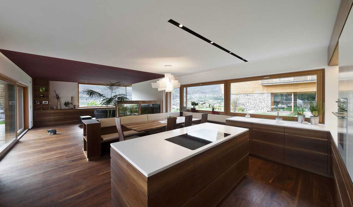 An Old Farmhouse Becomes an Elegant Modern Family Home in Vahrn, Italy by Norbert Dalsass (20)