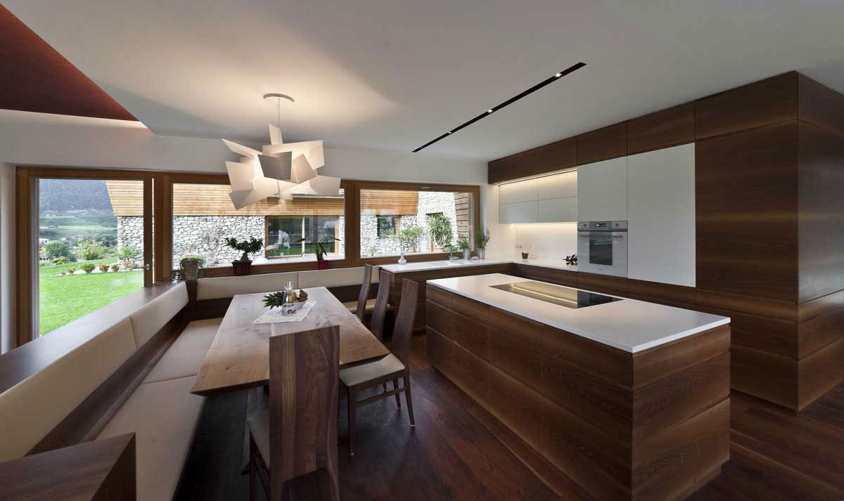 An Old Farmhouse Becomes an Elegant Modern Family Home in Vahrn, Italy by Norbert Dalsass (21)