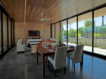 An Open Plan Contemporary Home Built on a Vacant Lot in Phoenix, Arizona by The Ranch Mine (11)